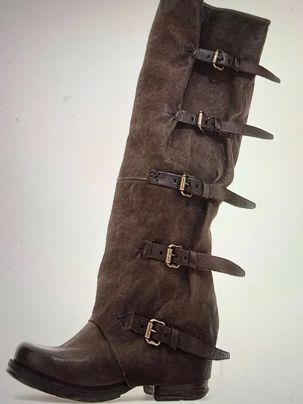 A.S. 98 Shaylynn Knee High Chocolate Boots. Size 38 (7.5-8) NEW!